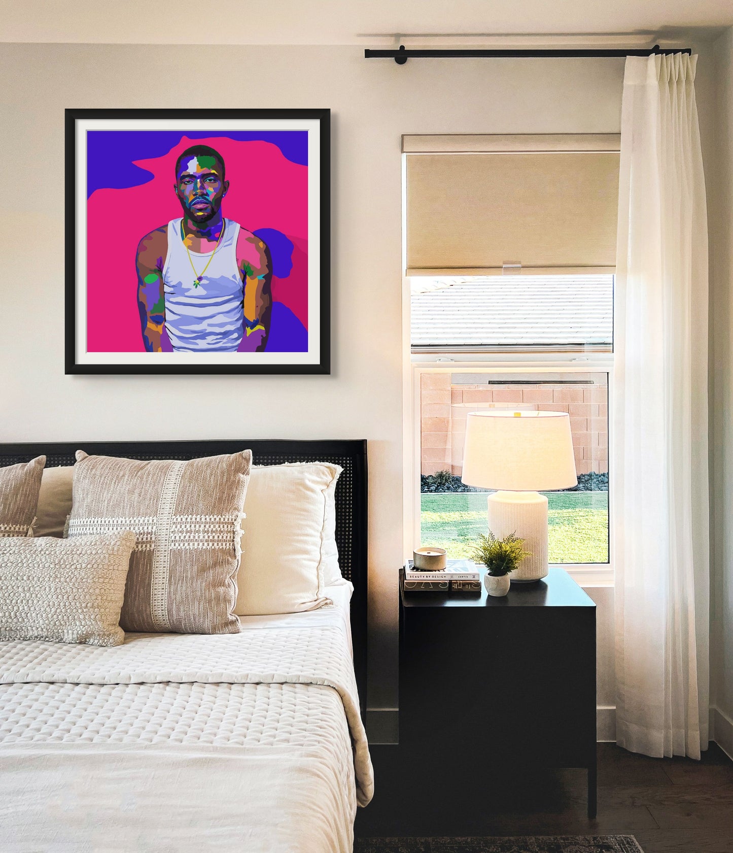 Novacane - Frank Ocean portrait art - Limited Edition Art Print & Wall Decor - Vakseen Art