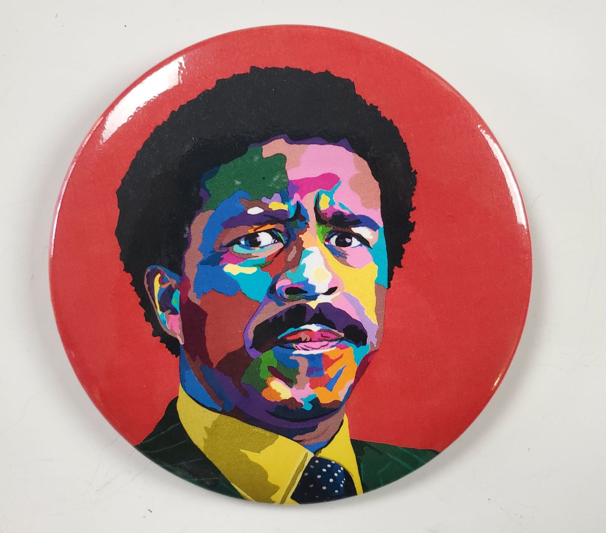 Crazy - Richard Pryor 3" buttons - Custom Pop Art Buttons for Fashion Apparel