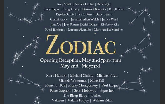 The Gabba Gallery’s “Zodiac” Opening May 2nd