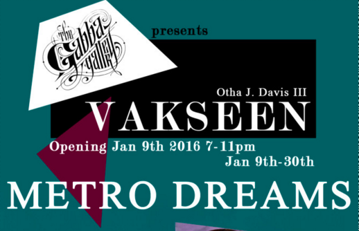 The Gabba Gallery’s “Metro Dreams″ Solo Exhibition Opening Jan. 9th