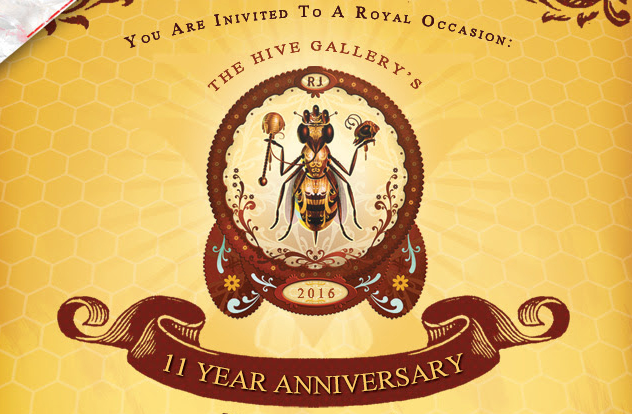 The Hive Gallery’s “11 Year Anniversary Show″ Opening April 9th