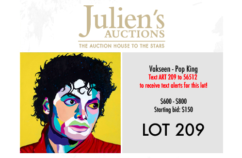 Julien’s Auctions Features #VakseenArt