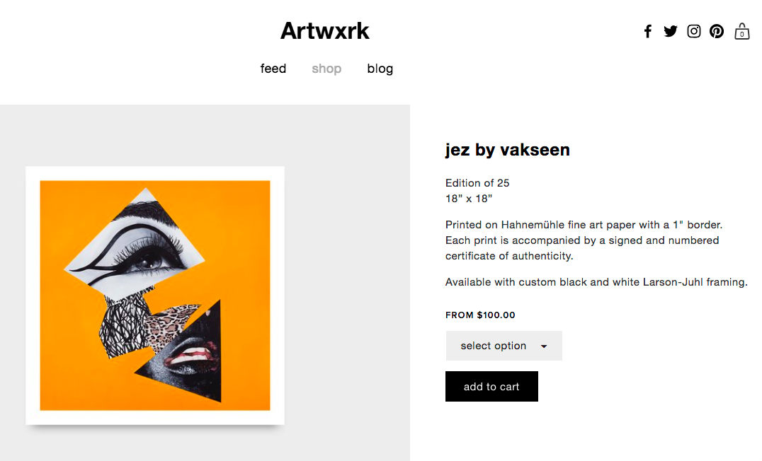 Artwxrk Releases Limited Edition “Jez” Prints