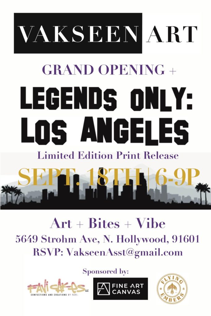 “LEGENDS ONLY: LOS ANGELES” x MAKERSPLACE DROP releasing August 25