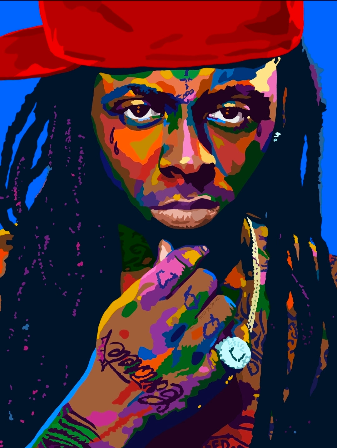 Dear Mr. Carter – Lil Wayne-Inspired Limited Edition Giclée Art Print – Wall Decor by Vakseen