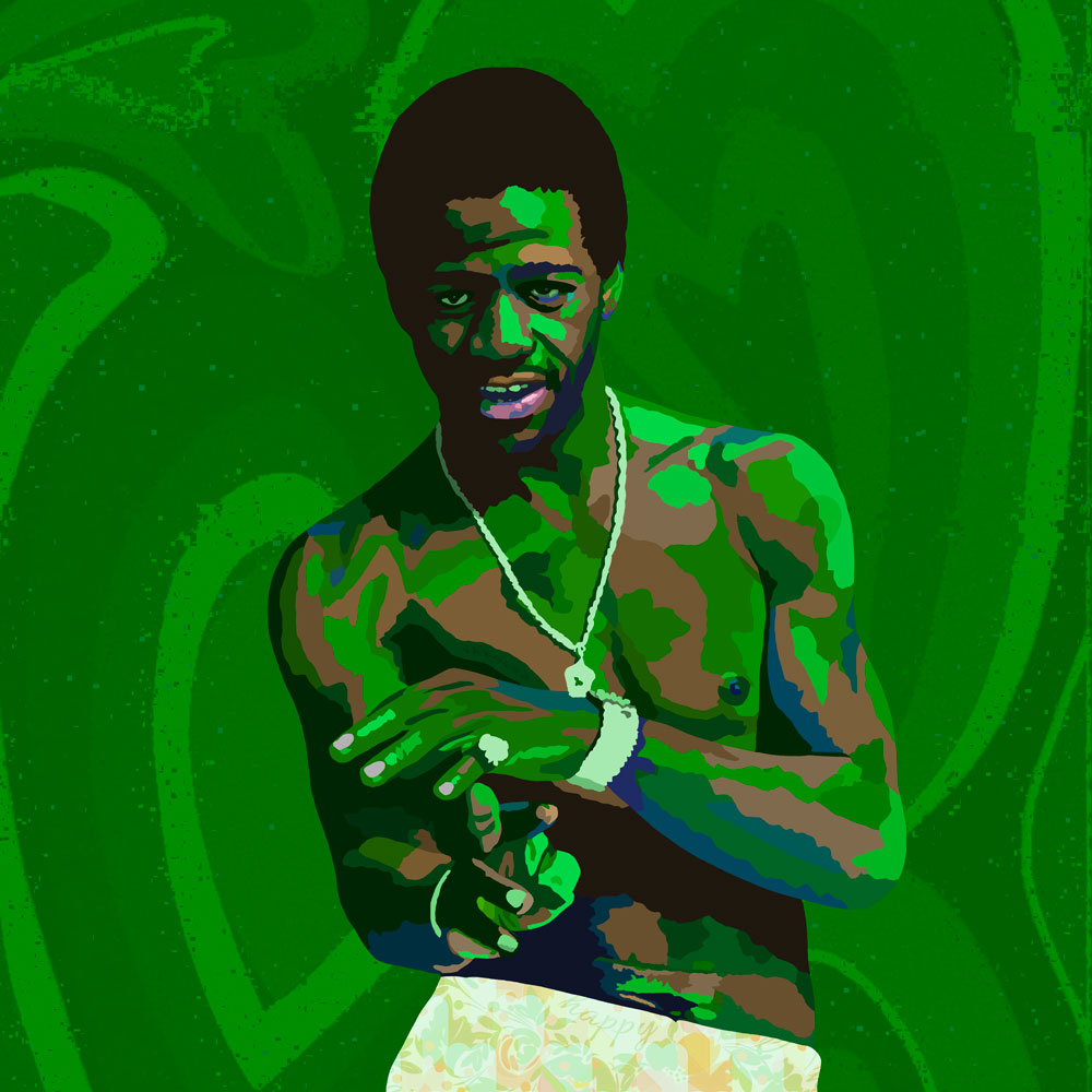 Love & Happiness - Al Green inspired portrait art - Limited Edition Art Print & Wall Decor - Vakseen Art