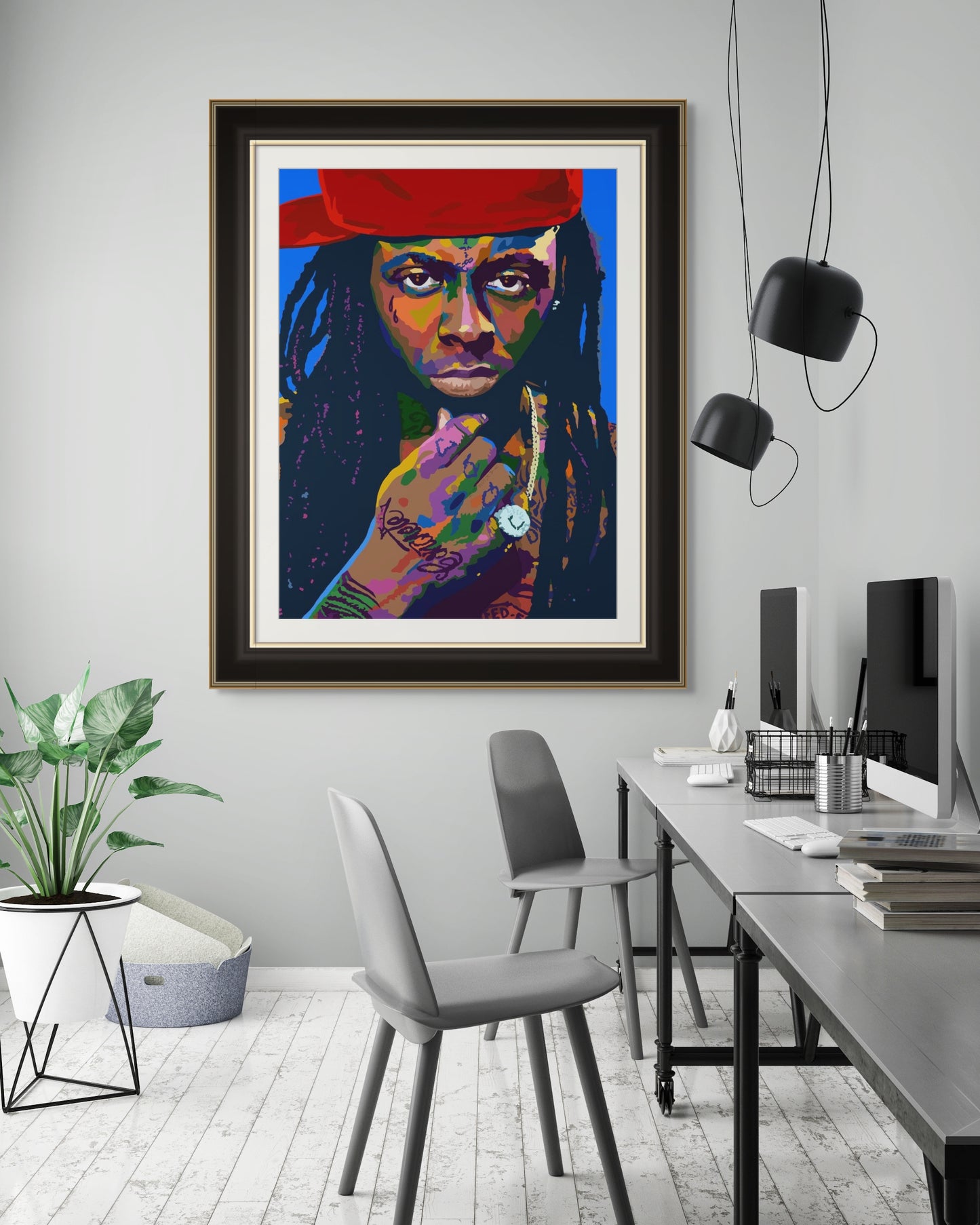 Dear Mr. Carter – Lil Wayne-Inspired Limited Edition Giclée Art Print – Wall Decor by Vakseen