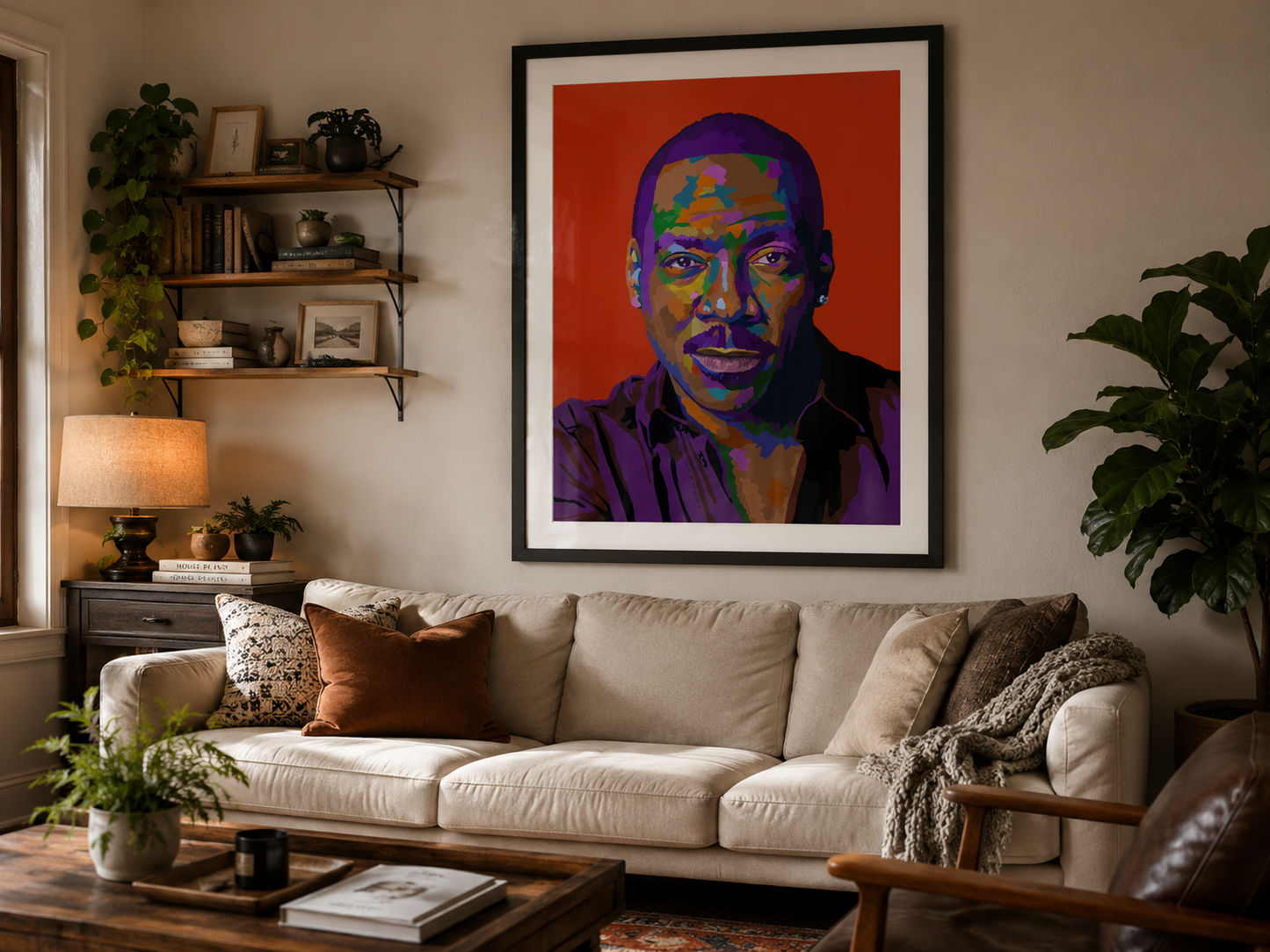 Eddie – Eddie Murphy-Inspired Limited Edition Giclée Art Print – Wall Decor by Vakseen