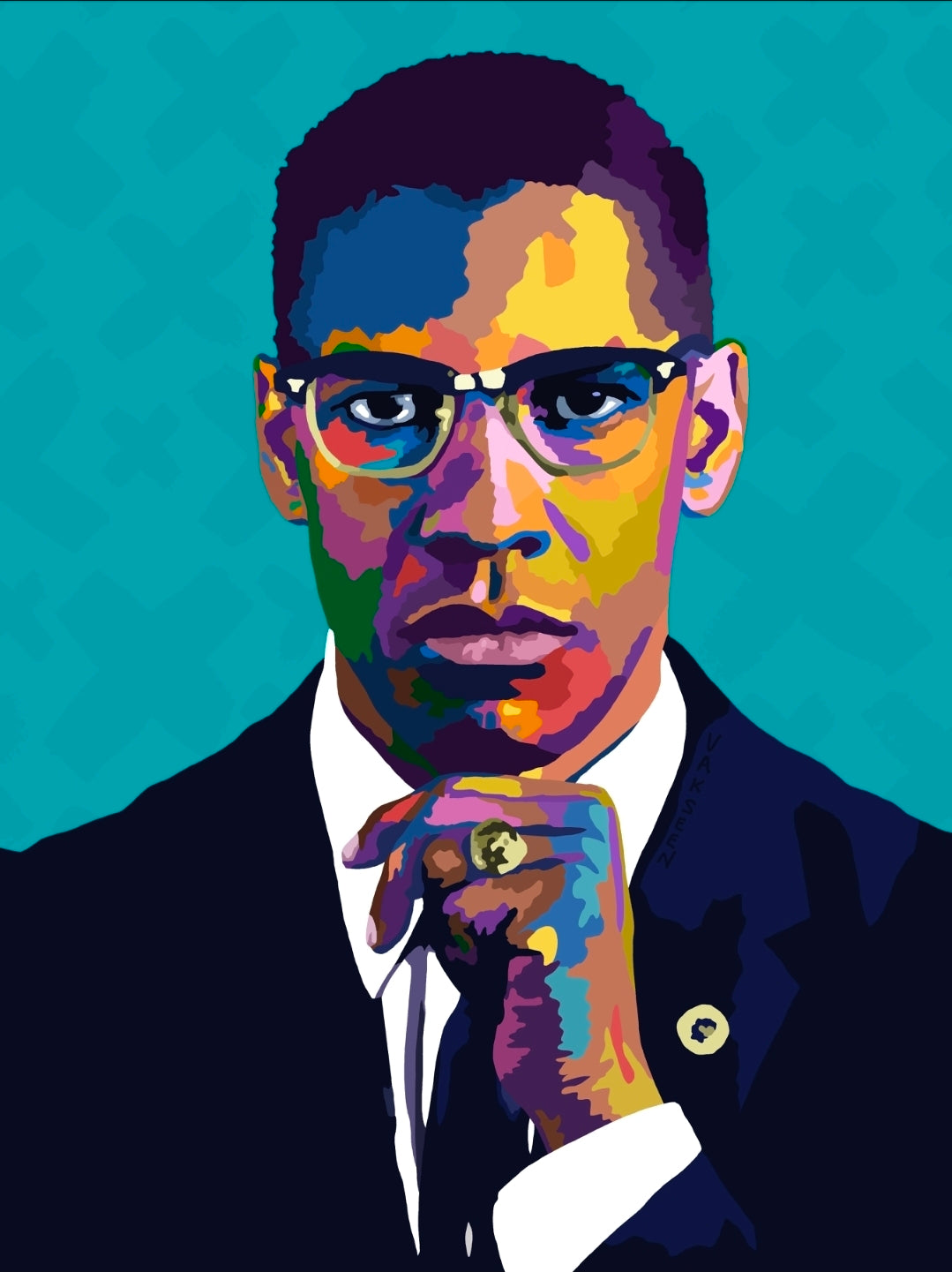 By Any Means Necessary – Denzel Washington-Inspired Limited Edition Giclée Art Print – Wall Decor by Vakseen