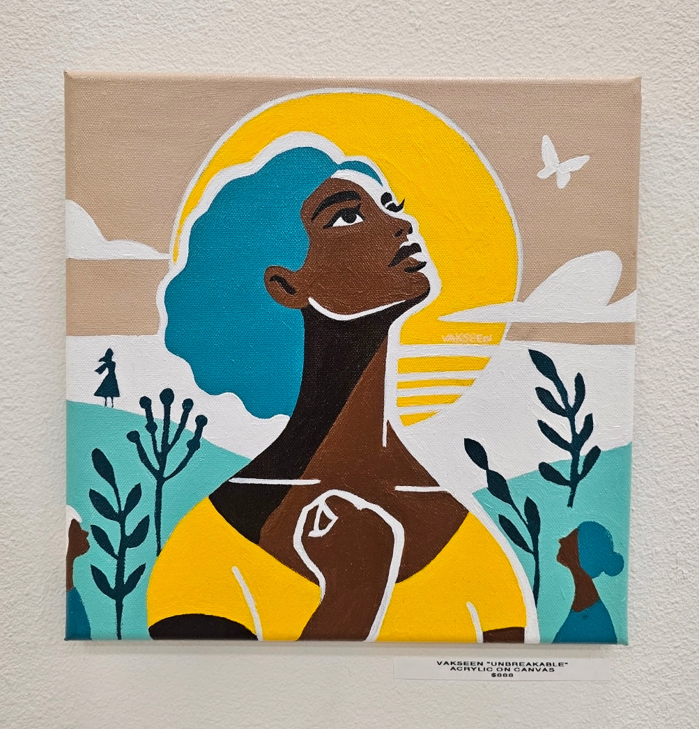 Unbreakable – Original Acrylic Painting – Wall Decor by Vakseen