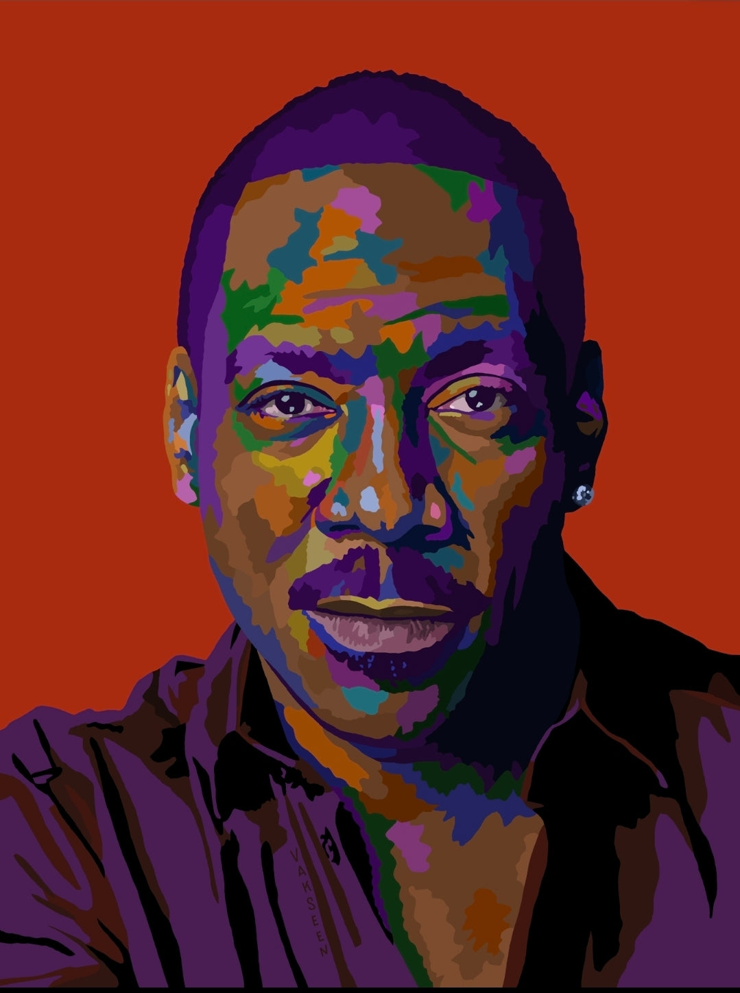 Eddie – Eddie Murphy-Inspired Limited Edition Giclée Art Print – Wall Decor by Vakseen