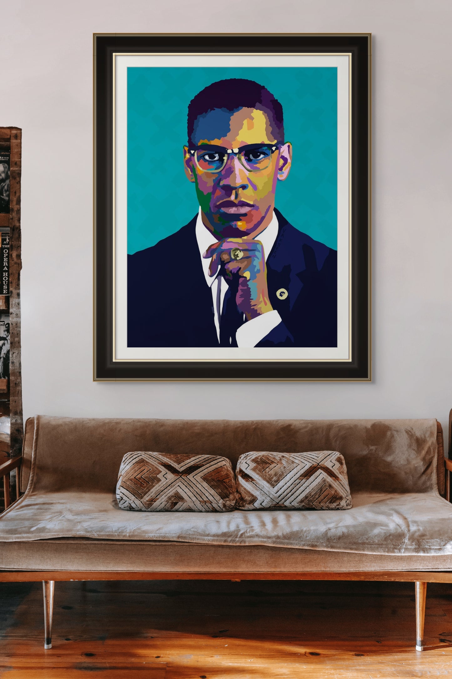 By Any Means Necessary – Denzel Washington-Inspired Limited Edition Giclée Art Print – Wall Decor by Vakseen