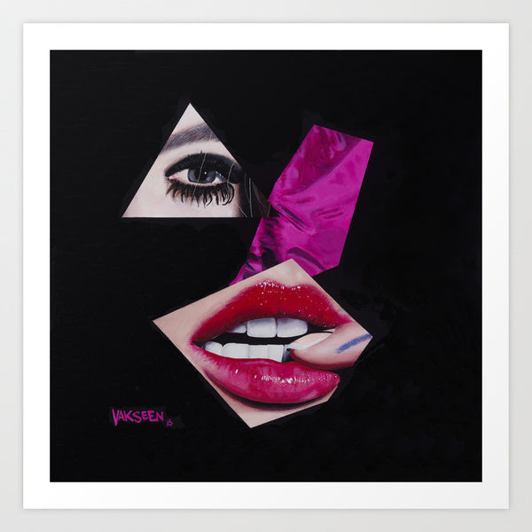 Vakseen Art - 2am Innocence - Vanity Pop - Limited Edition Giclee Art Print & Wall Decor