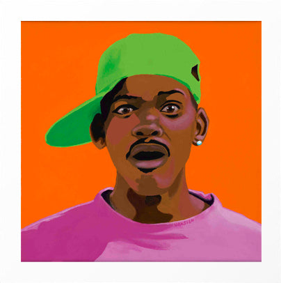 FRESHHH - Fresh Prince of Bel Air portrait art - Limited Edition Giclee Art Prints - Vakseen Art