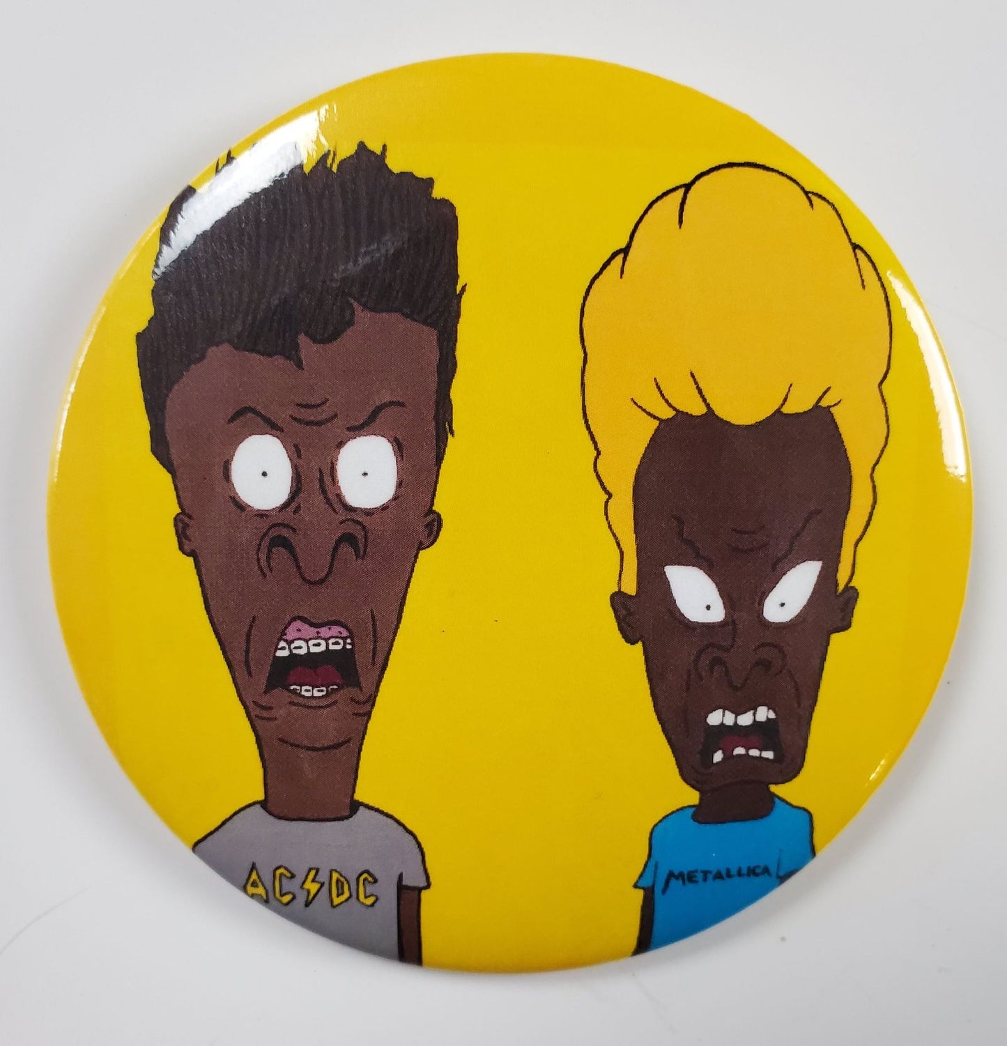 UHHHH - FOBP - Beavis & Butthead 3" buttons - Custom Pop Art Buttons for Fashion Apparel