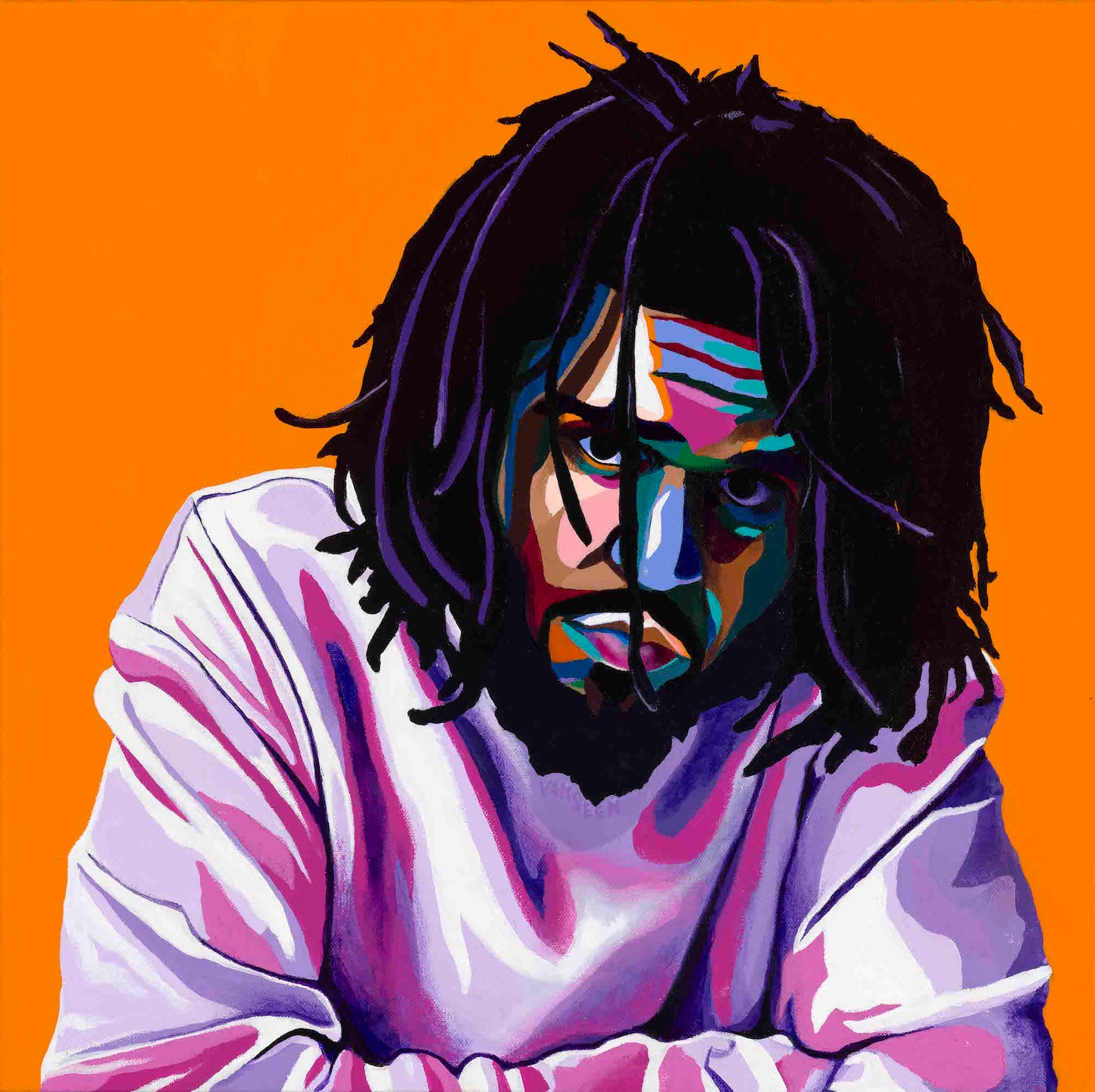 J. Cole portrait art - Limited Edition Giclee Art Prints & Wall Decor - Vakseen Art