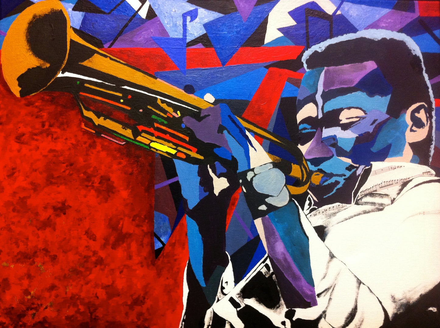 Miles Davis portrait - Limited Edition Giclee Print & Wall Decor - Vakseen Art