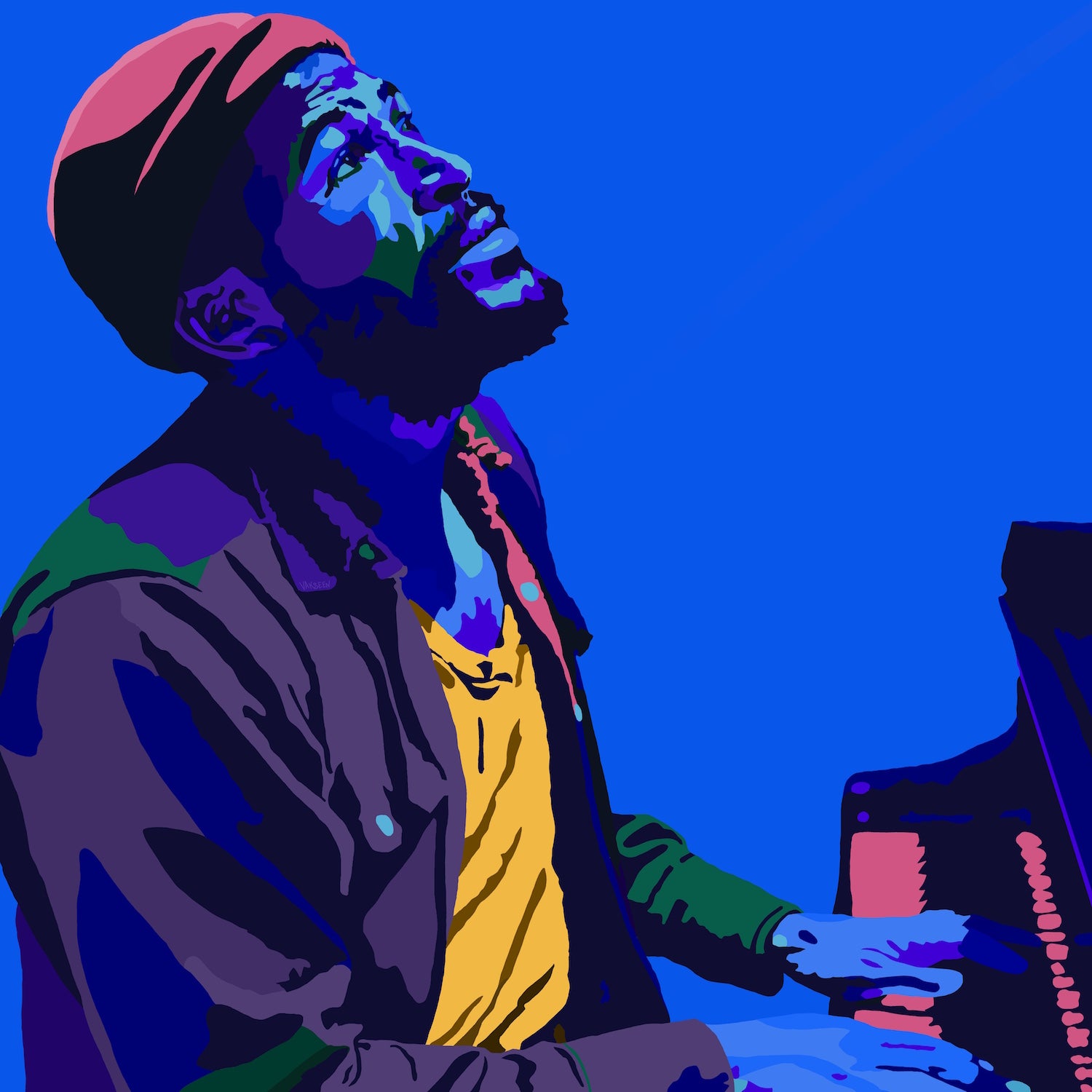 Marvin Gaye portrait art - Limited Edition Giclee Art Print - Vakseen Art