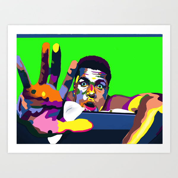 Muhammad Ali portrait art - Limited Edition Giclee Art Prints - Vakseen Art