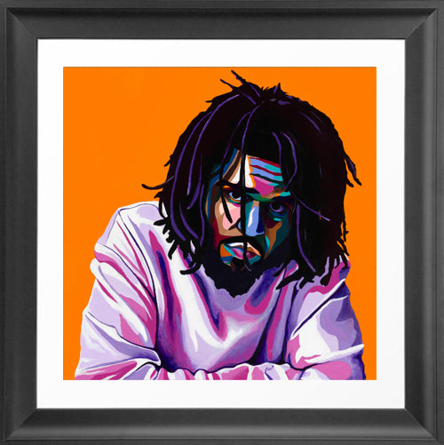 J. Cole portrait art - Limited Edition Giclee Art Prints & Wall Decor - Vakseen Art