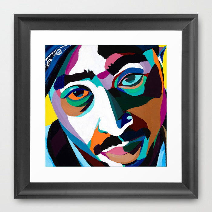 2Pac portrait art - Limited Edition Giclee Print & Wall Decor - Vakseen Art
