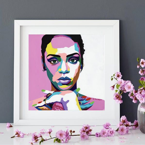 Rihanna portrait - Limited Edition Giclee Art Prints & Wall Decor - Vakseen Art