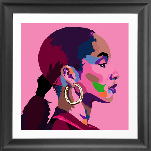 By Your Side - Sade portrait art - Limited Edition Art Print & Wall Decor - Vakseen Art