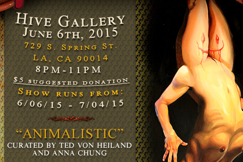 The Hive Gallery’s “Animalistic” Opening June 6th